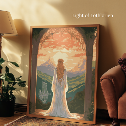 MyColorPath™ LOTR Paintable Canvas